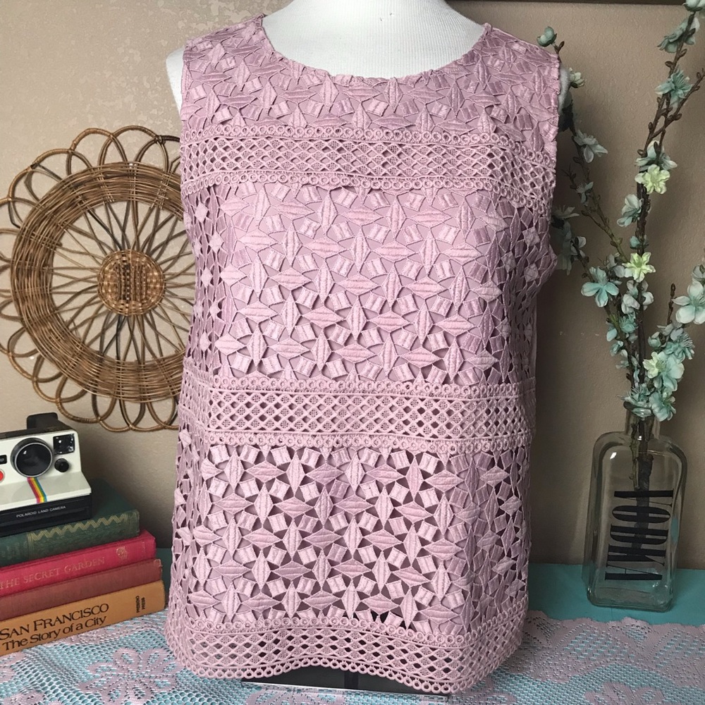 Ann Taylor Lace Tank